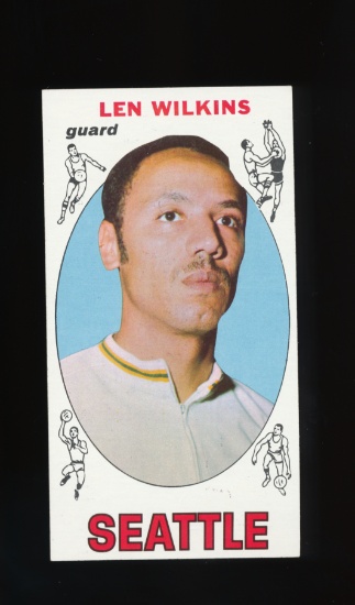 1969-70 Topps Basketball Card #44 Len Wilkens Seatle SuperSonics