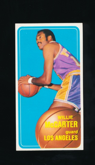 1970-71 Topps Basketball Card #141 Willie McCarter Los Angeles Lakers