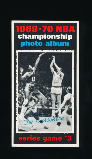 1970-71 Topps Basketball Card #170 NBA Championship Series Game #3 (Dave De