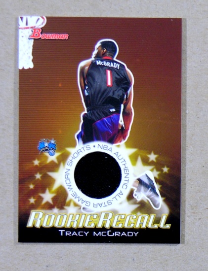 2003 Topps/Bowman ROOKIE-GAME WORN JERSEY Basketball Card #PRE-TM Rookie Tr
