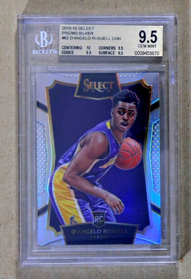 2015-16 Panini Prizm Select Silver ROOKIE Basketball Card #62 Rookie D'Ange