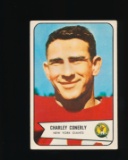 1954 Bowman Football Card #113 Charles Conerly New York Giants