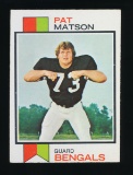 1973 Topps Football Card #227 Pat Matson Cincinnati Bengals