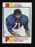 1973 Topps Football Card #228 Tony McGee Chicago Bears
