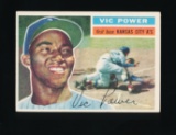 1956 Topps Baseball Card #67 Vic Power Kansas City Athletics