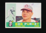 1960 Topps Baseball Card #4 Bob Purkey Cincinnati Reds