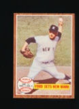 1962 Topps Baseball Card #235 World Series Game #4 