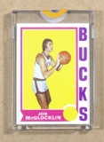 1974-75 Topps Vault Blank Back Proof Basketball Card Jon McGlocklin Milwauk
