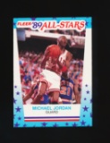 1989 Fleer All-Stars Basketball Sticker #3 Michael Jordan Chicago Bulls