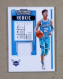 2020-21 Panini Contenders ROOKIE-GAME WORN JERSEY Basketball Card #RS-LMB R