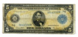 1914 $5 Federal Reserve Note Bank of Chicago ILL.