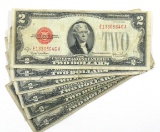 (6) 1928 $2 United States Notes