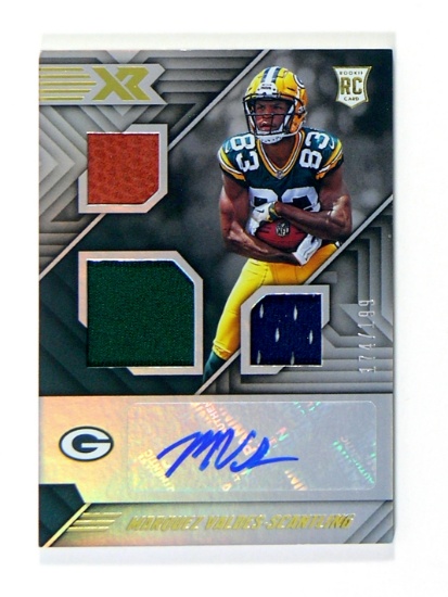 2018 Panini ROOKIE-GAME WORN-AUTOGRAPHED Football Card #200 Rookie Marquez