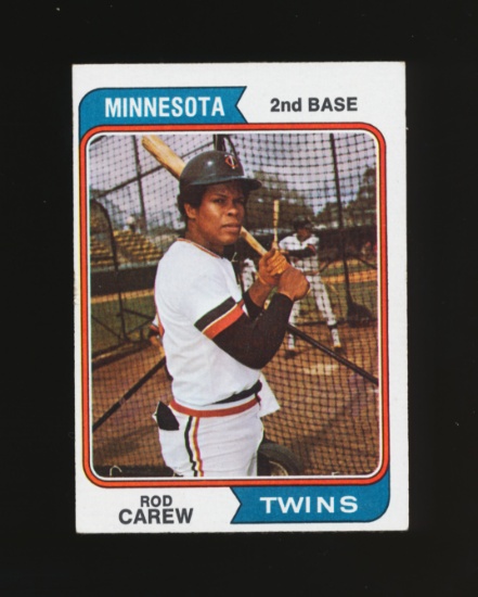 1974 Topps Baseball Card #50 Hall of Famer Rod Carew Minnesota Twins