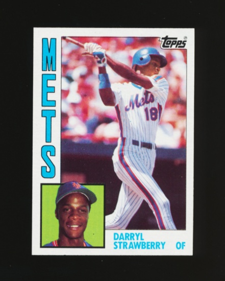 1984 Topps ROOKIE Baseball Card #182 Rookie Darryl Strawberry New York Mets