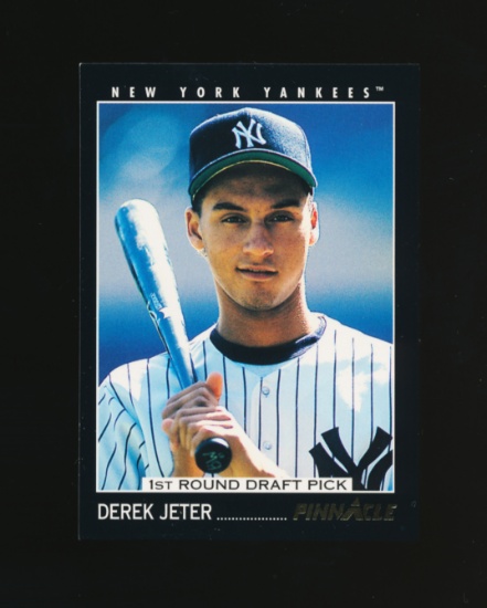 1993 Pinnacle ROOKIE Baseball Card #457 Rookie Hall of Famer Derek Jeter Ne