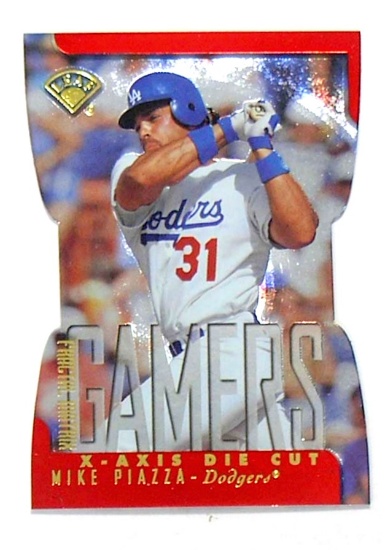 1997 Leaf Silver X-Axis GAMERS (Fractal Matrix Die-Cut) Parrallel Baseball
