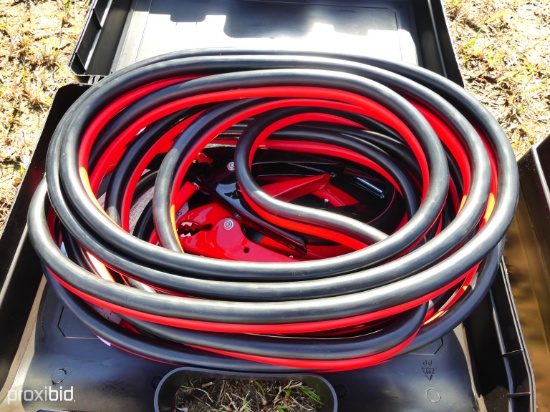HEAVY DUTY 800 AMP 1 GAUGE 25' BOOSTER CABLES