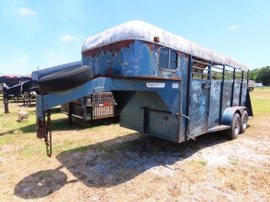 Turtleneck 8'x16' Stock Trailer