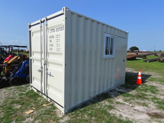 12' Container w/ Window & Side Door