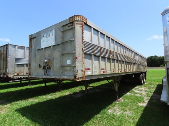 1988 Miller 40' Alumminum Citrus Trailer