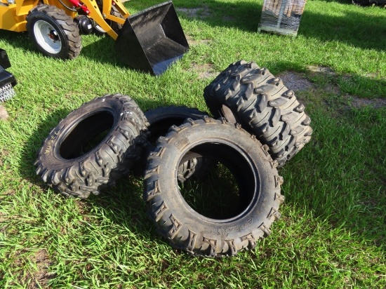 (4) Armstrong 27x9.00R14 NHS Tires