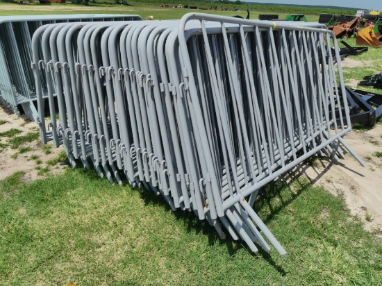 (38) AGT Portable Construction Fence Panels