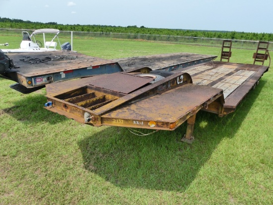 1988 Boaz Lowboy Semi Trailer