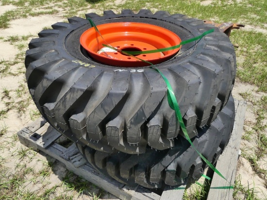 (2) Goodyear 12.4-16 Tires