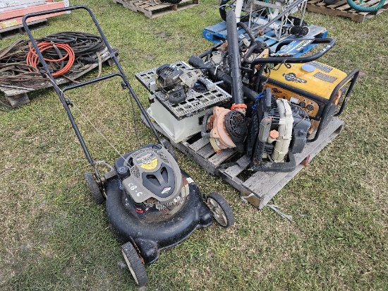 Pressure Washer, Generator, Table Saw, Blower, & Lawn Mower