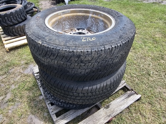 (3) Michelin Tires and Rims