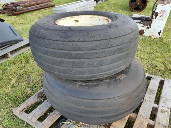 (2) Harvest King 14L-16.L SL Tires & Wheels