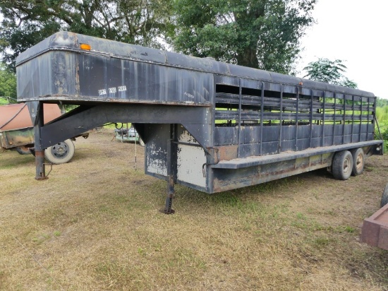 6'x24' Stock Gooseneck Trailer