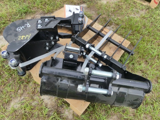 Argotk Mini Excavator Attachment Set