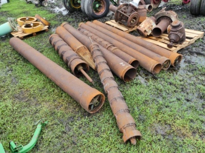 (3) Gear Heads & Assortment of Pumps & Columns