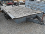 14' FLATBED TRAILER, NO TITLE, BILL OF SALE ONLY