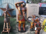 WOODEN INDIAN  6'