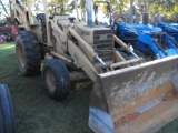 FORD 555B BACKHOE/RUNS BUT HAS A FUEL PROBLEM/7657HRS SHOWING