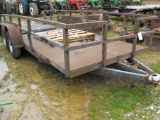 20' 7-TON TRAILER  (BILL OF SALE ONLY)