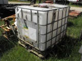 PLATIC CONTAINER WITH METAL CAGE AND SPIGOT