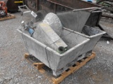 PALLET OF CONCRETE TUBS AND TOOLS