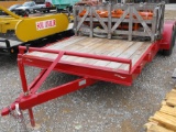 16' TRAILER 3500 LB AXLES RED #...0091