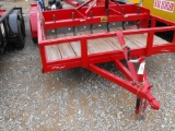 6.4' X 16' TRAILER/RAMPS/RED  ...0110