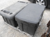 (2) PLASTIC TOOL BOXES