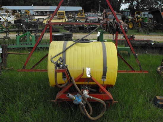 3 PT 110 GALLON SPRAY RIG WITH PUMP AND BOOM