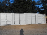 40' CONTAINER WITH END DOOR AND 4 SIDE DOORS