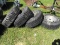 (4) TIRES AND WHEELS  30 X 9.5R15LT