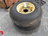 (2) 11L-15 IMPLEMENT TIRES AND WHEELS