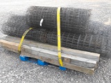 PALLET OF POSTS AND FENCING
