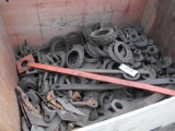 CRATE OF PLANTER, SICKLE MOWER, DISC, CULTIVATOR PARTS